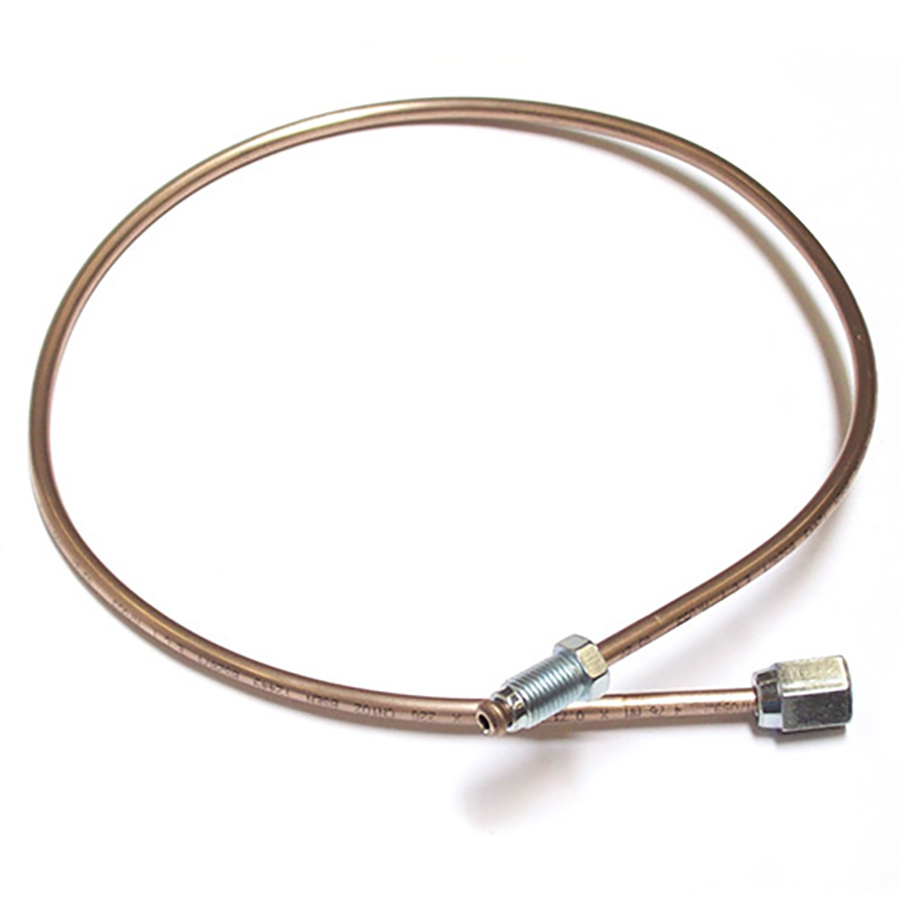 HD24 Brake pipe - connects proportioning valve to the left rear flex hose, dry suspension