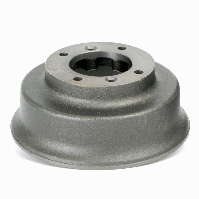 GDB106 Cast iron brake drum with built in spacer