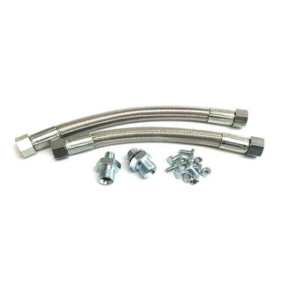 C-AHT4 Braided oil cooler hose kit - round nose mini