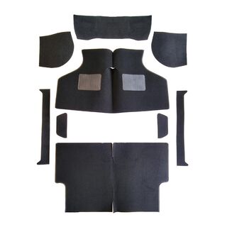 MS126 Black carpet set